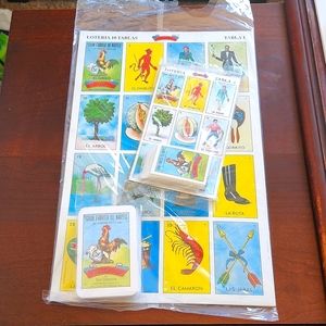 Mexican BINGO Game, Loteria in Spanish Large and Small Set Bundle